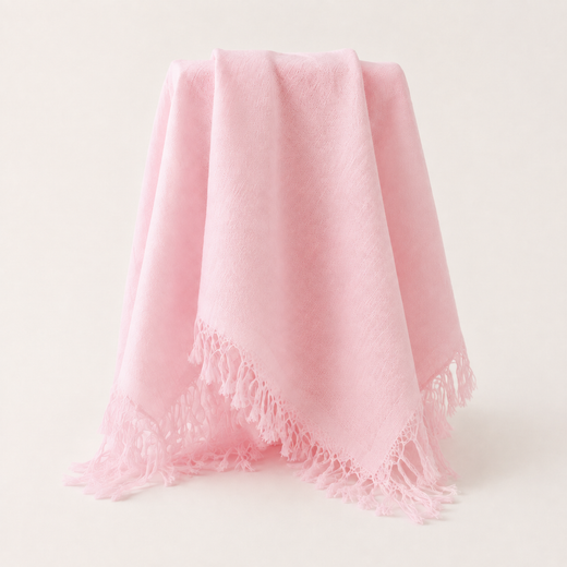 Pembe paket - pudra pembe müslin battaniye