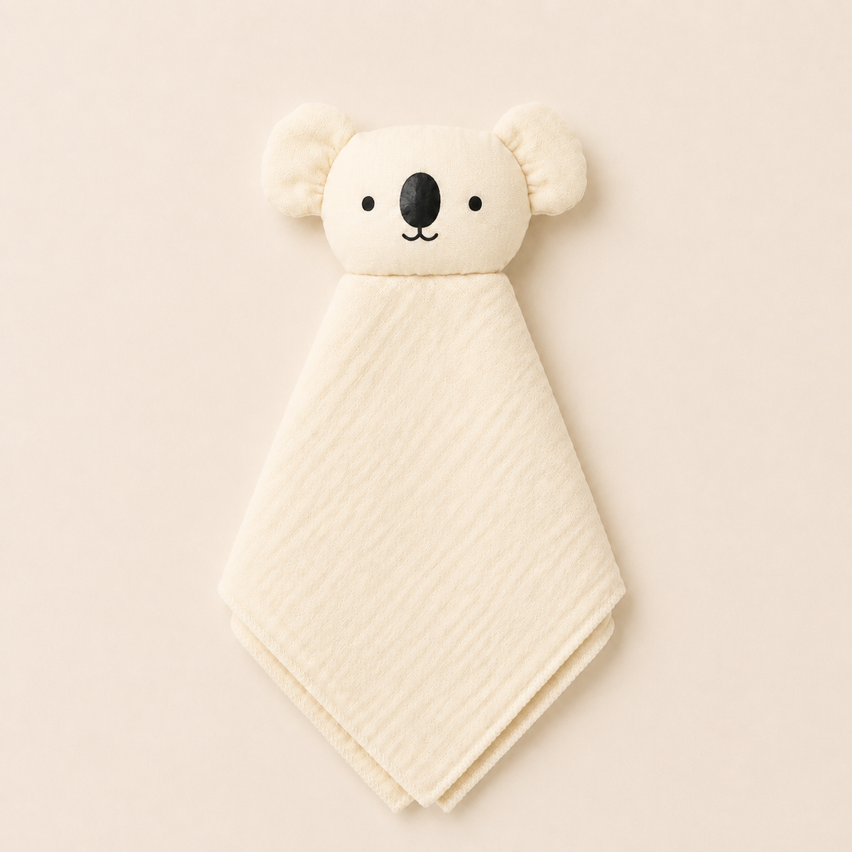 Krem müslin koala uyku arkadaşı katalog fotoğrafı