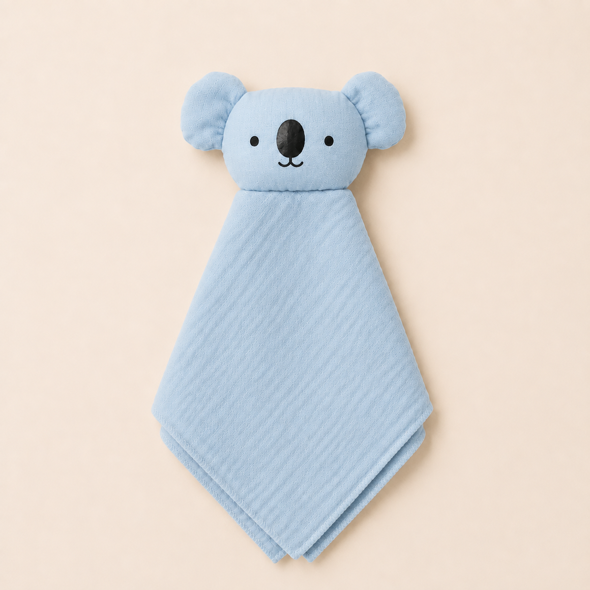Mavi müslin koala uyku arkadaşı katalog fotoğrafı